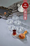 Elegant 12 Parça Çay Bardağı Seti