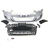 Audi a3 s3 ön tampon ve panjur seti 2016+ hb