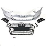 Audi a3 s3 ön tampon ve panjur seti 2016+ hb