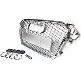 Audi a4 rs4 ön panjur ızgara 2012 / 2015 krom gri