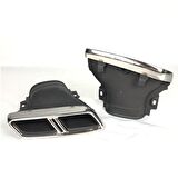 Mercedes w213 e63s amg egzoz ucu krom set