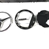 Mercedes w464 ön panjur ızgara far çerçevesi braketi ve logo