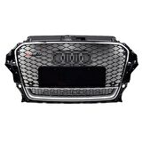 Audi a3 rs3 ön panjur ızgara krom siyah 2013 / 2016 quattro
