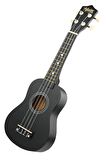 Midex UKX-901BK Siyah Soprano Ukulele (Askı Çanta Metod Pena)