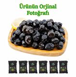 Gemlik Tipi Doğal Siyah Zeytin 6X1000 Gr