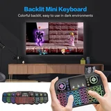 Klavye I10 Bluetooth +Wireless Mini Kablosuz Keyboard Klavye, Akıllı Tv Klavyesi, Dokunmatik Yüzeyli Android Klavye