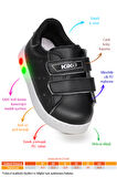Kiko Kids Royzo Cırtlı Işıklı Kız Çocuk Spor Ayakkabı