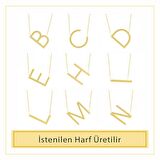 14K Altın Harf Kolye