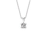 Pırlanta 0,01-0,03ct Efectli Tektaş Kolye