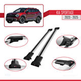 Kia Sportage 2023-2025 Arası ile Uyumlu FLY Model Ara Atkı Tavan Barı Gri 2 Adet