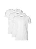 Calvin Klein Erkek 3'lü Bisiklet Yaka Beyaz T-Shirt