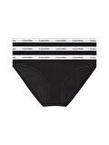 Calvin Klein Kadın Siyah 3'lü Bikini Külot  