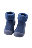 Kaydırmaz Kışlık Ev Patiği - Çorap Patik 24-25 (2-3 Yaş) Mavi