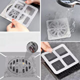 PratikAI 10 lu Lavabo Gider Filtresi - Koku ve Haşere Önleyici, Banyo & Mutfak Uyumlu