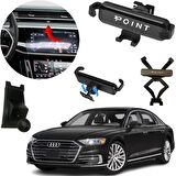 Audi A8 Araca Özel Cep Telefon Tutacağı Robotik Oynar Başlıklı 2018 - 2023 Arası Profesyonel Ürün