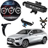 Mercedes GLA Araca Özel Cep Telefon Tutacağı Robotik Oynar Başlık 2020-2024 Arası Profesyonel