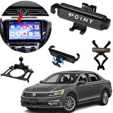 VW Passat B8 Araca Özel Cep Telefon Tutacağı Robotik Oynar Başlıklı 2015-2018 Arası Profesyonel Ürün