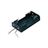 2 Lİ PİL KUTUSU YAN YANA (AA) (10 adet)