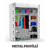 beyazpazar BEZ DOLAP METAL PROFİLLİ ÇYR İSTANBUL TEMALI