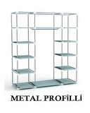 beyazpazar BEZ DOLAP METAL PROFİLLİ ÇYR İSTANBUL TEMALI