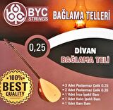 LongMoon BYC25 025 Divan Saz Teli Seti (bam bam teli vardır )