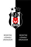 Beşiktaş Orijinal Lisanslı Beyaz Polo Yaka T-Shirt