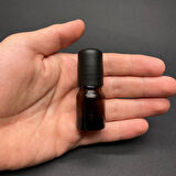 3 ml Amber Cam Roll-on Şişe  , Cam Esans Şişesi , 3cc Cam Bilyeli Şişe x 6 Adet