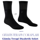 Gümüş Terapi Diyabetik Soket Çorap (Unisex)