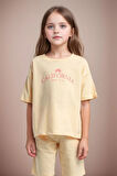 Kız Çocuk Giyim %100 Pamuk T-Shirt & Şort İkili Takım LL.P01.O2.L01.007