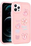 iPhone 13 Pro Uyumlu Kılıf Kabartma Figürlü Parlak Toys Silikon Kapak