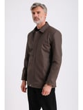 Bruno Erkek Uzun Deri Kaban