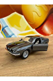 1967 Ford Shelby GT-500 Çek Bırak Lisanslı Diecast Model Araba Kapıları Açılır