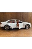 Mercedes Benz Maybach S600 Diecast Model Araba Sesli Işıklı MERCEDES MAKAM ARABASI BEYAZ MERCEDES