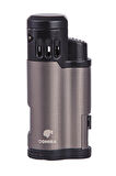 3 Torch Pürmüz Gunmetal-Siyah Metal Puro Çakmağı