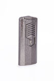 3 Torch Pürmüz Fırçalı Gümüş Metal Puro Çakmağı