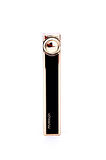 Slim Siyah-Gold Soft Flame Metal Çakmak