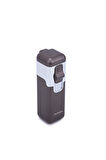 4 Torch Pürmüz Gunmetal-Gümüş Metal Puro Çakmağı