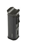 3 Torch Pürmüz Siyah Metal Puro Çakmağı