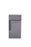 Gunmetal İşlemeli Perde Alev Metal Puro Çakmağı
