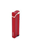 Tek Torch Pürmüz Kırmızı Metal Puro Çakmağı