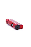 Tek Torch Pürmüz Kırmızı Metal Puro Çakmağı