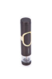 Tek Torch Pürmüz Gunmetal-Gümüş Metal Puro Çakmağı