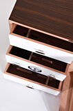 3 Çekmeceli Sedir Humidor Puro Kutusu