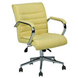 Anfibi Yellow Kumaş Ofis Çalışma Koltuğu
