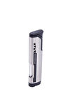 Tek Torch Pürmüz Gümüş Puro Çakmağı