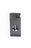 Çift Torch Pürmüz Gunmetal V-Cut Puro Çakmağı