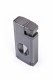 Çift Torch Pürmüz Gunmetal V-Cut Puro Çakmağı