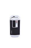 Siyah-Gümüş Multifonksiyonel Çakmak (Tek Torch Pürmüz Puro Çakmağı, Elektrikli Çakmak, Powerbank, El Feneri)