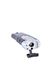 Tek Torch Pürmüz Siyah-Gümüş Puro Çakmağı