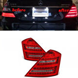 AUTOGP  Mercedes w221 stop lambası seti ledli facelift dizayn